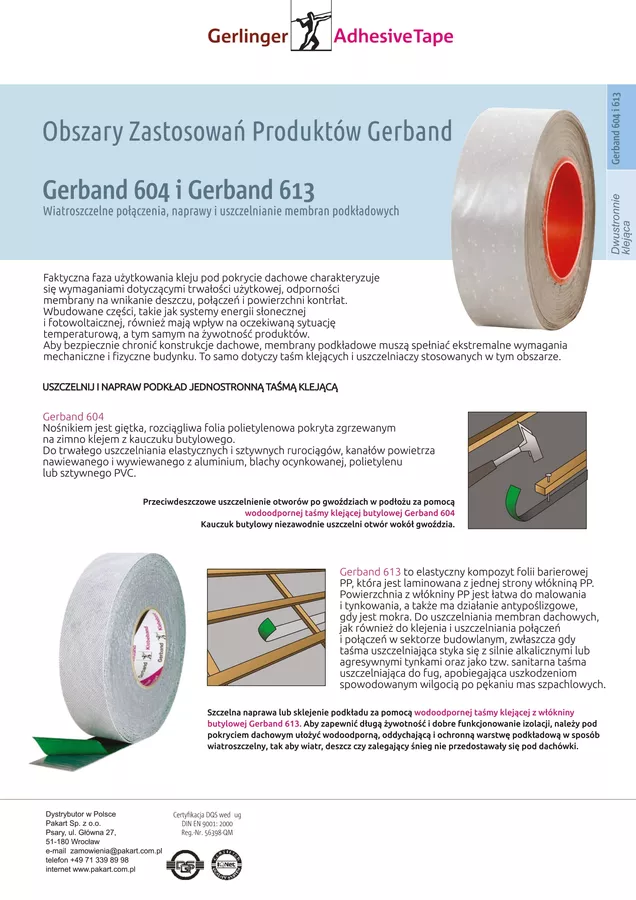 karta GERBAND 604 i 613